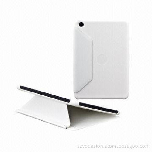 ultra thin leather case for apple ipad mini with wake up and sleep down function